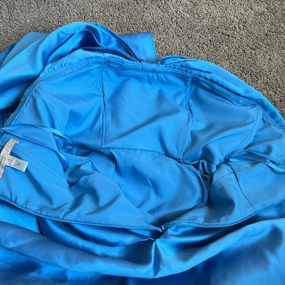 Hutch One Shoulder Blue Dress - Picture 11 of 11